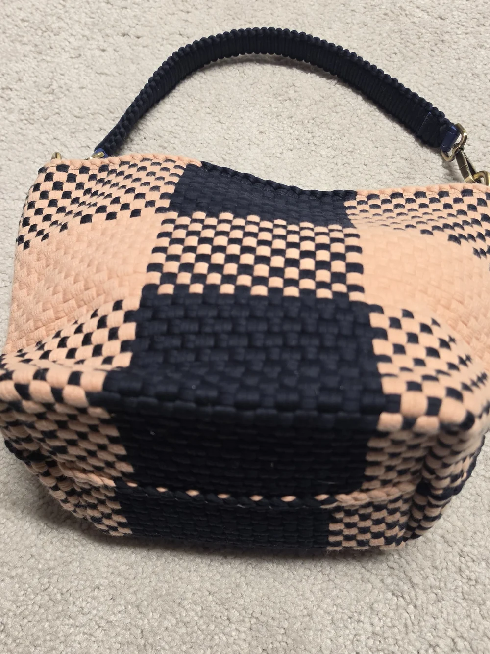 Nena & Co. Blush and Navy Blue Medium Hobo *Never Used*